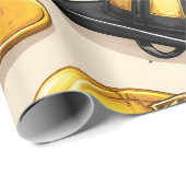 Pet helmet pattern fire station wrap ラッピングペーパー (ロールコーナー)