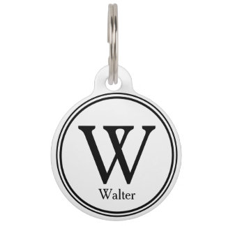 Pet ID Personalized Custom Name Tags - Minimal ペット　ネームタグ