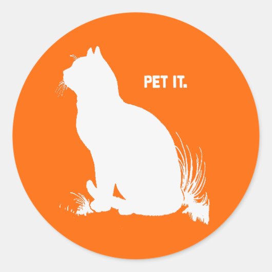 PET IT - WHITE -.png ラウンドシール (正面)