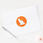 PET IT - WHITE -.png ラウンドシール (封筒)