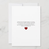 Pet Loss Sympathy Dog Angel Wings Custom Photo 招待状 (裏面)