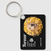 PET LOSS your photo and name キーホルダー (正面)