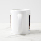 PET LOVEビッグホワイトマグカップ+文字/レインボー ジャンボコーヒーマグカップ (裏面)