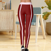 Pet Lover Cat Mom BFF Red Pink Valentine's Day DIY レギンス