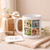 Pet Lover Gift Photo Collage コーヒーマグカップ