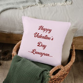 Pet Lovers Cat Photo Red Heart Valentine's Day DIY クッション