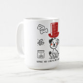 pet lovers coffee mug  コーヒーマグカップ (正面左)