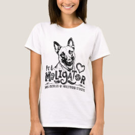 Pet Maligator Belgian Malinois  Tシャツ
