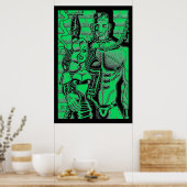 Pet Manster Poster ポスター (キッチン)