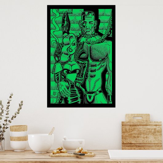 Pet Manster Poster ポスター (キッチン)