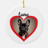 Pet Memorial Are the Pure 賛美 Inハート写真 セラミックオーナメント (裏面)