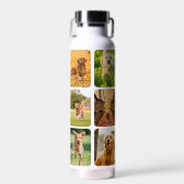 Pet Memorial Custom Photo Keepsake ウォーターボトル (正面)