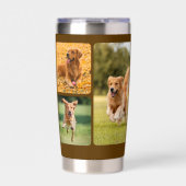 Pet Memorial Custom Photo Keepsake 保温保冷タンブラー (正面)
