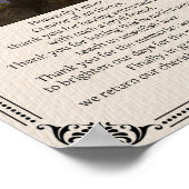 Pet Memorial Dog Prayer - Poster ポスター (角)