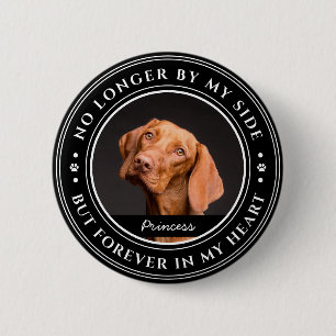 Pet Memorial Forever in私のハート写真記念 缶バッジ