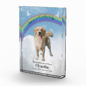 Pet Memorial Keepsake Rainbow Bridge フォトブロック (右)