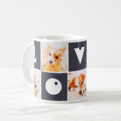 Pet Memorial Modern Remembrance Photos Keepsake コーヒーマグカップ (正面左)