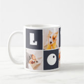 Pet Memorial Modern Remembrance Photos Keepsake コーヒーマグカップ (左)
