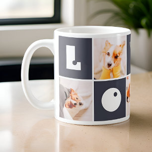 Pet Memorial Modern Remembrance Photos Keepsake コーヒーマグカップ