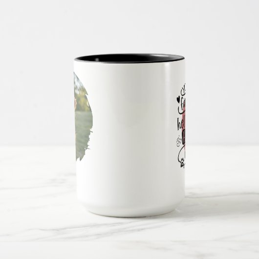 Pet Memorial Mug - Photo & Dates マグカップ (中央)