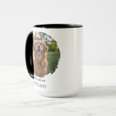 Pet Memorial Mug - Photo & Dates マグカップ (正面左)