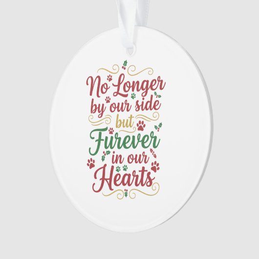 Pet Memorial Ornament オーナメント (正面)