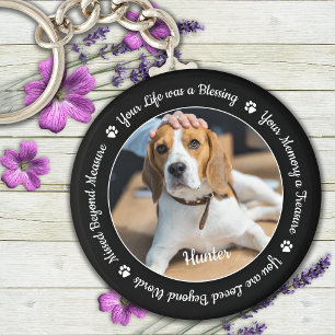 Pet Memorial Pet Loss Remembrance Dog Photo キーホルダー