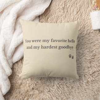 Pet Memorial Pillow – Favorite Hello クッション