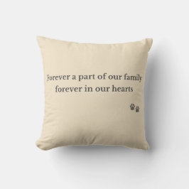 Pet Memorial Pillow – Forever Family クッション