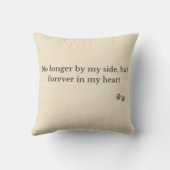 Pet Memorial Pillow – Forever in My Heart クッション (裏面)