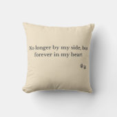 Pet Memorial Pillow – Forever in My Heart クッション (正面)
