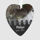 Pet Memorial Remembrance Beloved Keepsake オーナメント (正面)