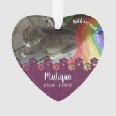 Pet Memorial Remembrance Beloved Keepsake オーナメント (正面)