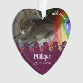 Pet Memorial Remembrance Beloved Keepsake オーナメント (正面)