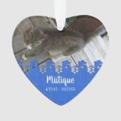 Pet Memorial Remembrance Beloved Keepsake オーナメント (正面)