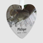 Pet Memorial Remembrance Beloved Keepsake オーナメント (正面)