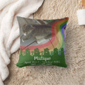 Pet Memorial Remembrance Beloved Keepsake クッション (ブランケット)