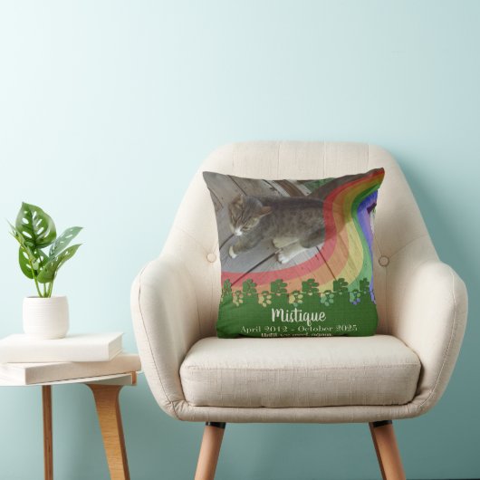 Pet Memorial Remembrance Beloved Keepsake クッション (椅子)