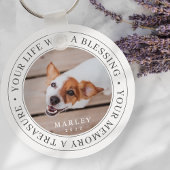 Pet Memorial Your 賛美 Lifeの写真モダン キーホルダー