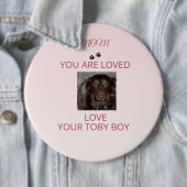Pet Mom Heartfelt Photo Badge 缶バッジ (インサイチュ)