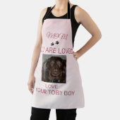 Pet Mom Loved Photo エプロン (インサイチュ)