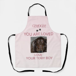 Pet Mom Loved Photo エプロン