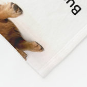 Pet Name And Photo Editable Fleece Blanket フリースブランケット (角)
