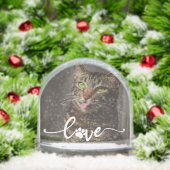 Pet Paw Love | Modern Script Personalized Photo (クリスマス)
