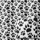 Pet Paws Dog and Cat Paw Prints Custom タイル