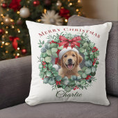 Pet Photo Christmas – Personalized Holiday Gift クッション