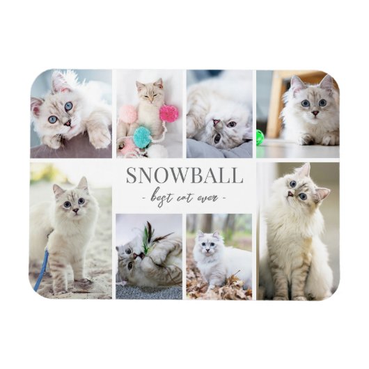 Pet Photo Collage マグネット (横)