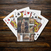 Pet Photo Collage Playing Cards Pet Mom Gift Idea トランプ