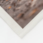 Pet Photo Memorial Blanket with Minimal Text & Paw フリースブランケット (角)