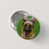 Pet Photo Memorial Button 缶バッジ (正面&裏面)